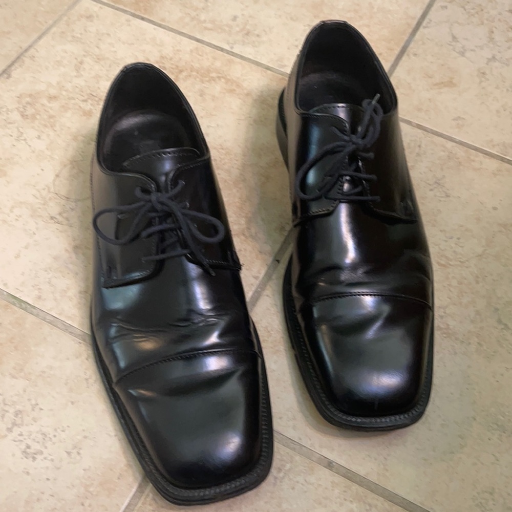 Alfani Black Square toe dress shoes